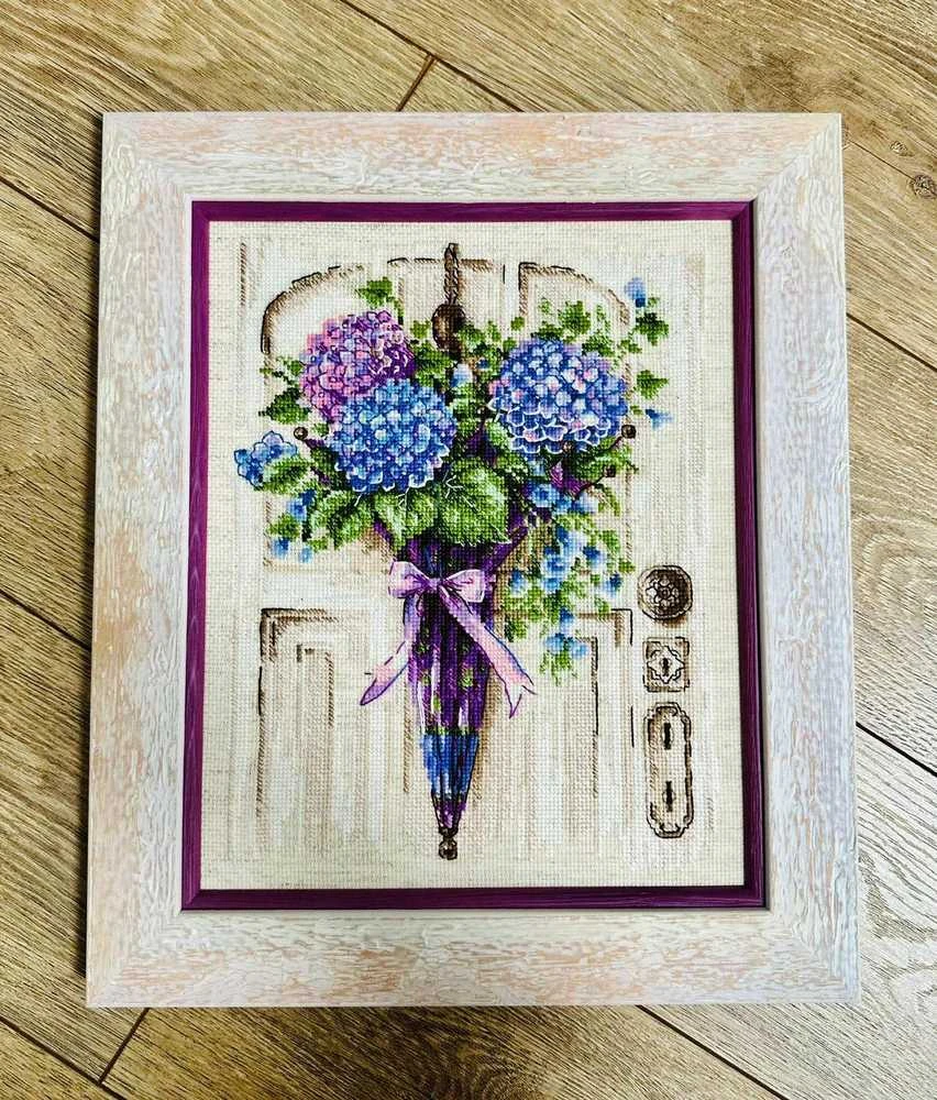 Riolis Kryželiu siuvinėjimo rinkinys Umbrella Wreath 24x30 SR2087