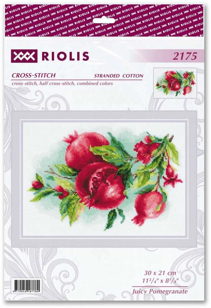 Riolis Kryželių siuvinėjimo rinkinys "Saldus Granatas" 30x21 SR2175