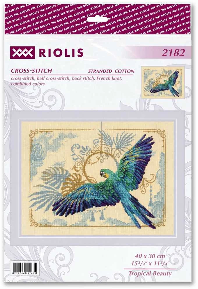 Riolis Kryželiu siuvinėjimo rinkinys "Tropical Beauty" 40x30 SR2182