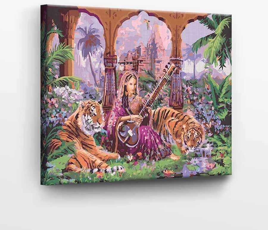 TPS Tapyba pagal skaičius Egzotiška muzika 40x50 cm