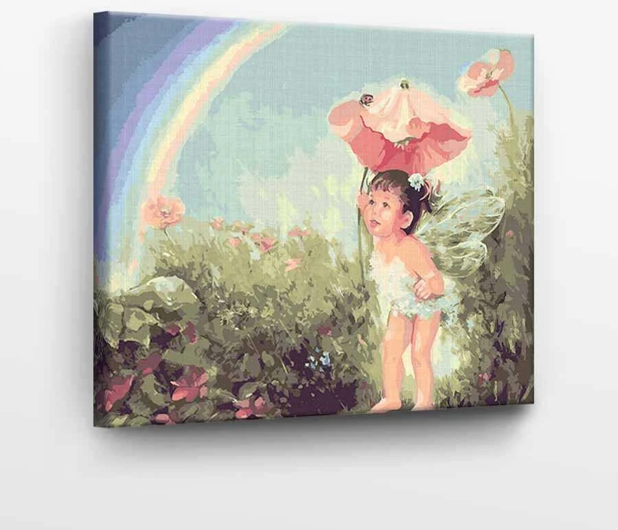 TPS Tapyba pagal skaičius Kūdikis stebuklingame sode 40x50 cm