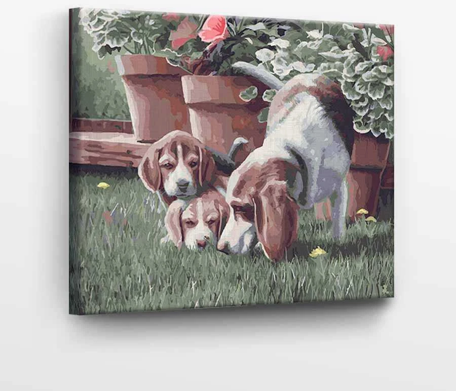 TPS Tapyba pagal skaičius Medžioklės pamokos 40x50 cm
