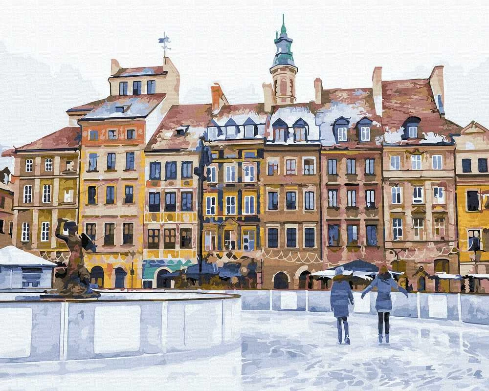 Tapyba pagal skaičius Naujųjų metų aikštė 40x50 cm