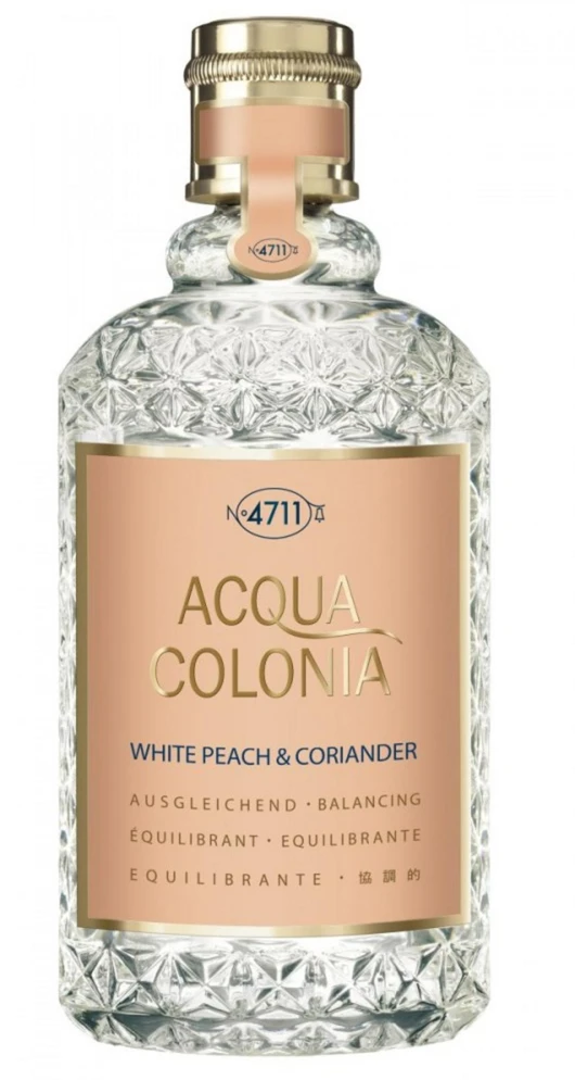 Odekolonas 4711 Acqua Colonia Baltas Peach - Coriander Eau De Cologne Purškiklis 50ml