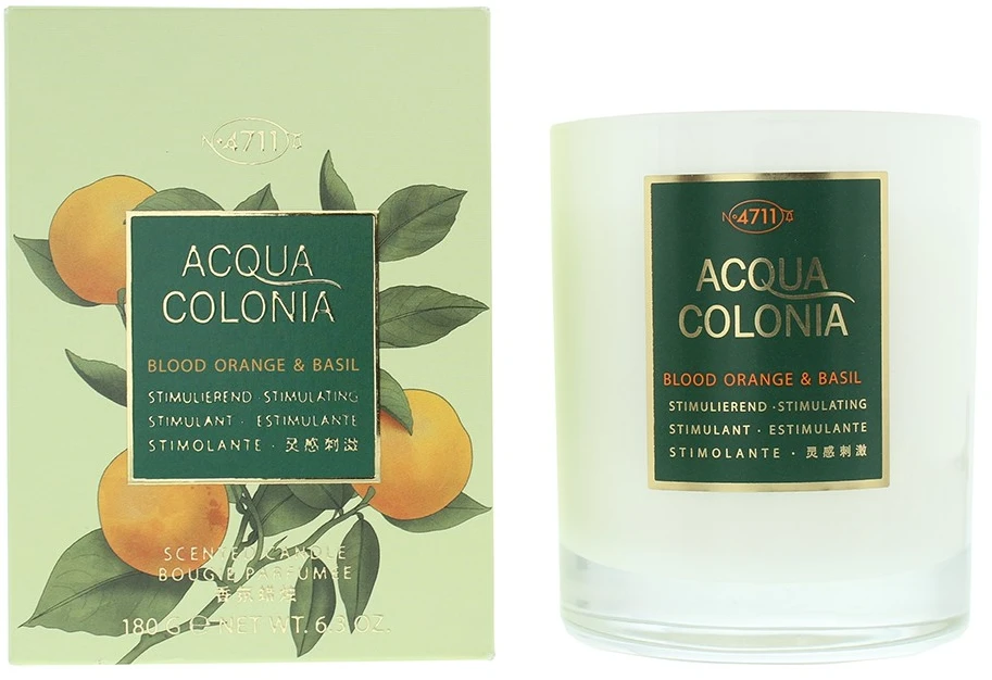 4711 Acqua Colonia Blood Oranžinis & Basil kvapioji žvakė, 180 g