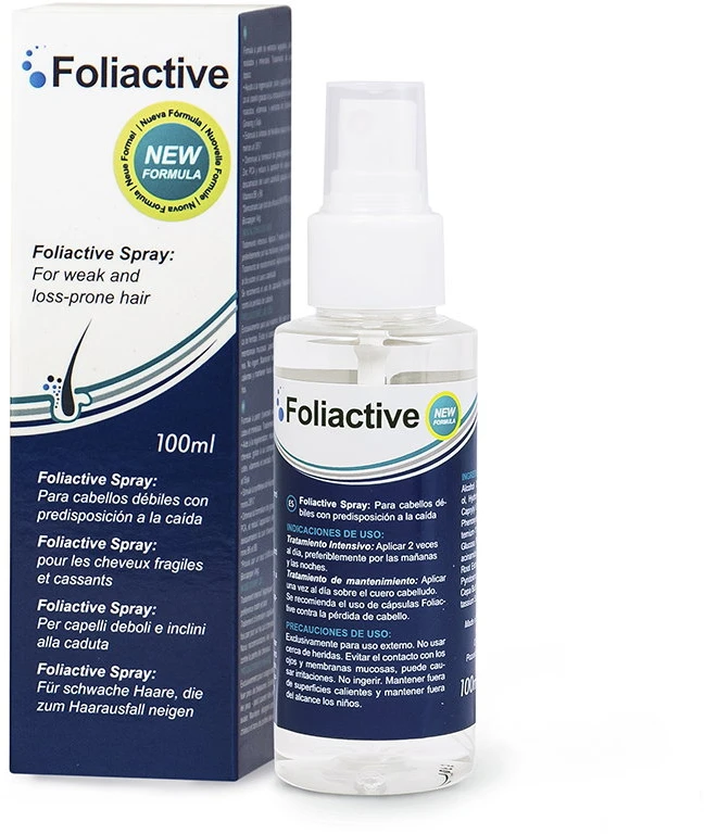 500 Cosmetics, Foliactive, Plaukų lakas Treatment, nuo plaukų slinkimo, 100 ml, unisex