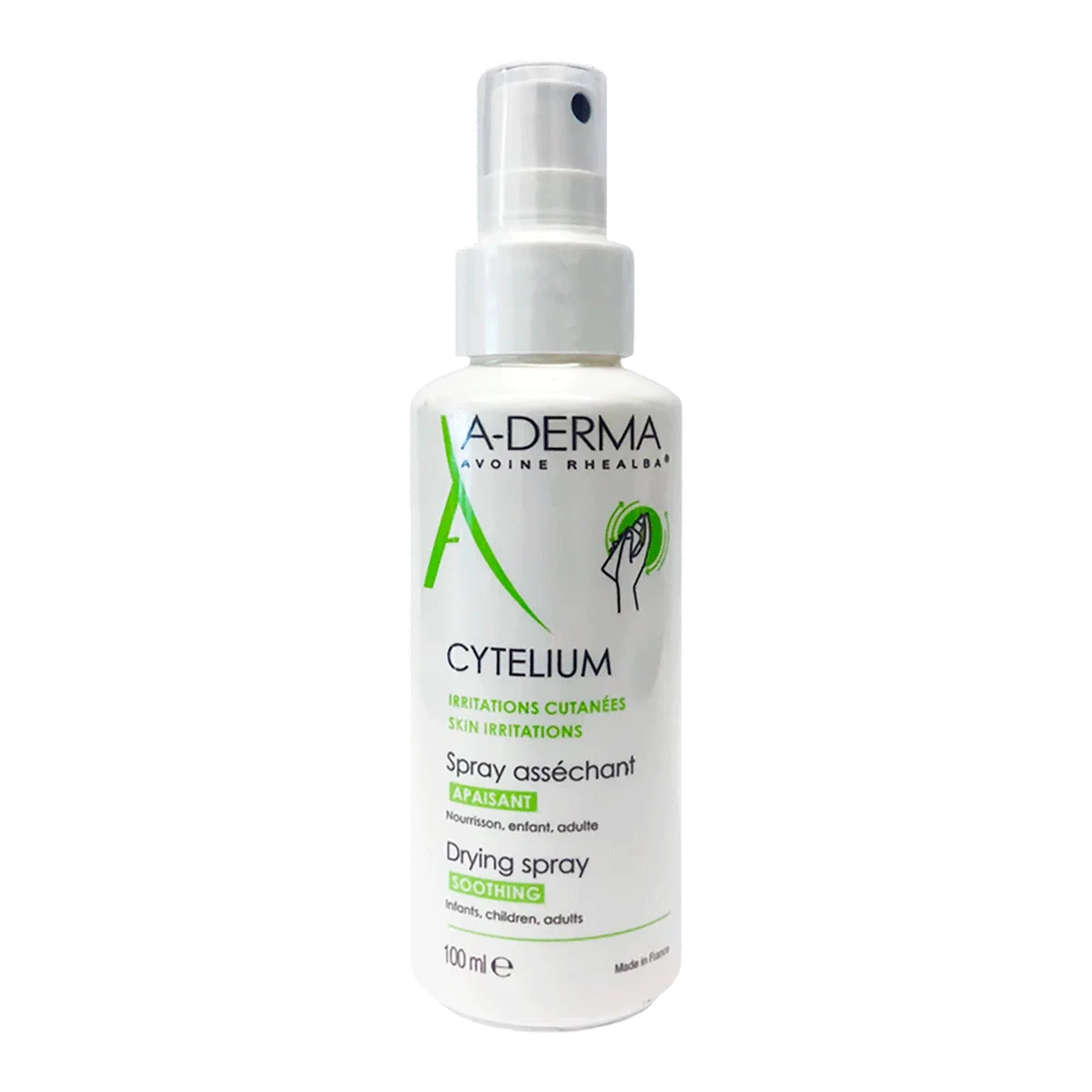 A-Derma Cytelium Drying Purškiklis džiovinamasis purškiamas losjonas pažeistai odai, 100 ml