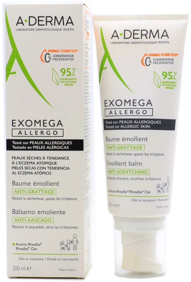 A Derma "Exomega Allergo" minkštinamasis balzamas 200ml