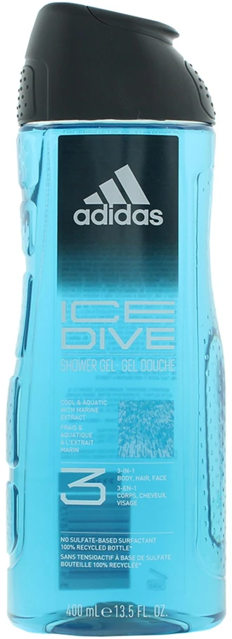 Adidas Ice Dive Dušo želė, 400 ml