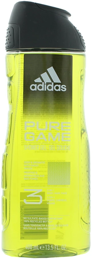 Adidas Pure Game Dušo želė 3-In-1 Dušo želė vyrams, 400 ml
