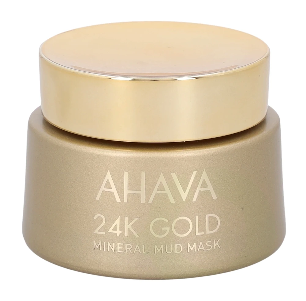 AHAVA 24K Gold Mineral Mud Mask aukso mineralinė purvo kaukė, 50 ml