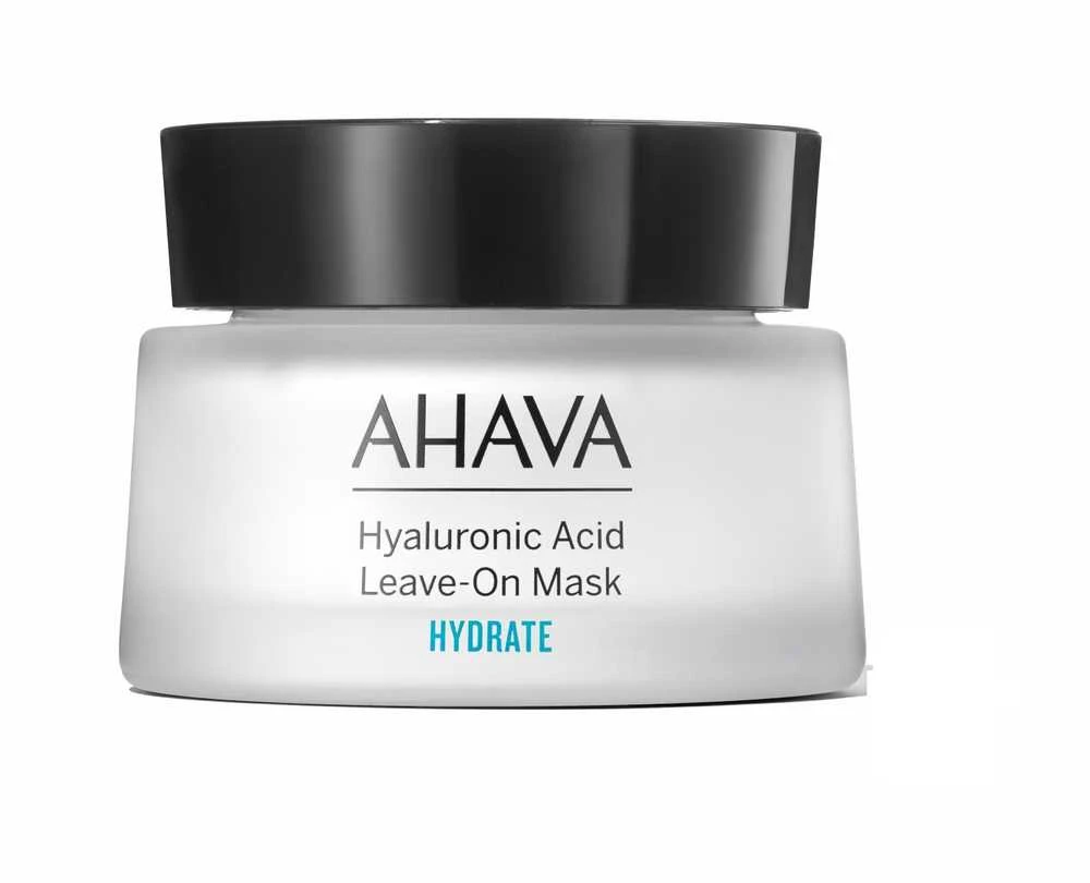 AHAVA Hydrate Hyaluronic Acid Leave On Mask nenuplaunama kaukė su hialurono rūgštimi, 50 ml