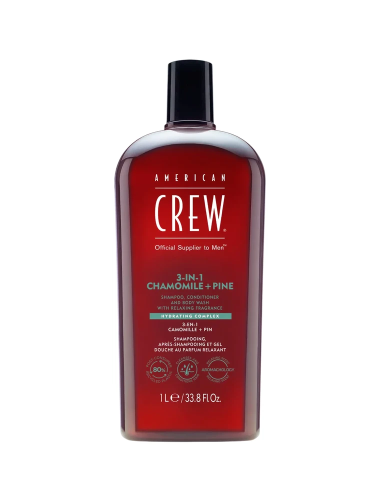 American Crew 3-in-1 Chamolie + Pine, 250 ml