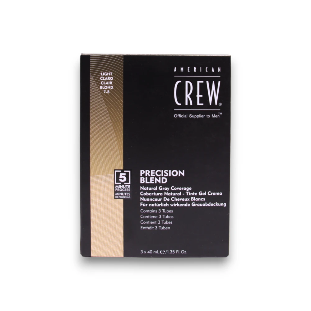 "American Crew Precision Blend 7 8 Light" 3 dalių rinkinys