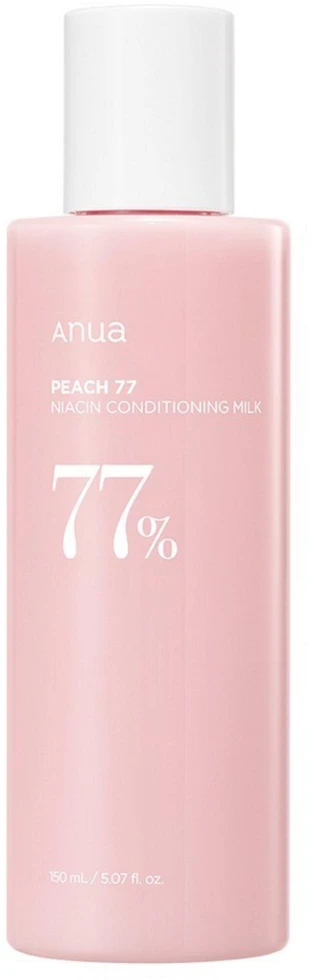 Anua Peach 77% Niacin Conditioning Milk Drėkinamasis pienelis su persikų ekstraktu, 150 ml