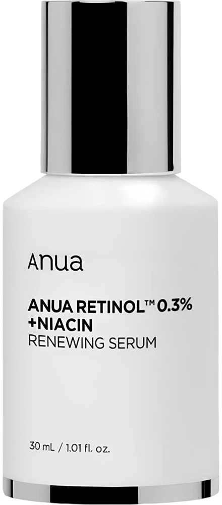 Anua Retinol Fragrance-Free Anti-Aging Evening Serum Face veido serumas, 30 ml