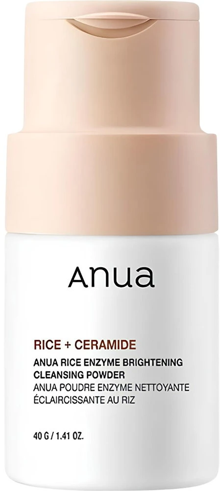 Anua Rice + Ceramide Enzyme Brightening Valomasis Pudra enziminė veido valomoji pudra, 40 g