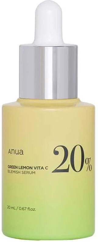 Anua Žalias citrinų ir vitamino C 20 % serumas veidui nuo spuogų, 20 ml