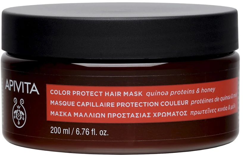 "Apivita Color Protect" plaukų kaukė su saulėgrąžomis ir medumi 200ml