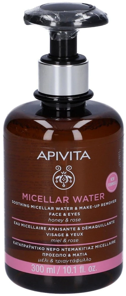 Apivita Micellar Vanduo Cleansing & Refreshing Micellar Vanduo Sensitive, 300 ml