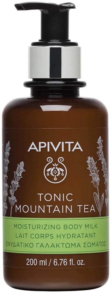 "Apivita" drėkinamasis kūno pienelis "Tonikas Mountain Tea" 200ml