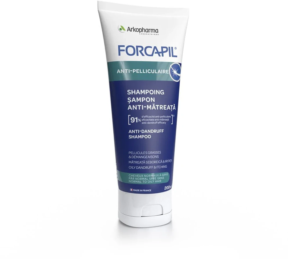 Arkopharma Forcapil Hair Šampūnas Nuo pleiskanų, 200 ml