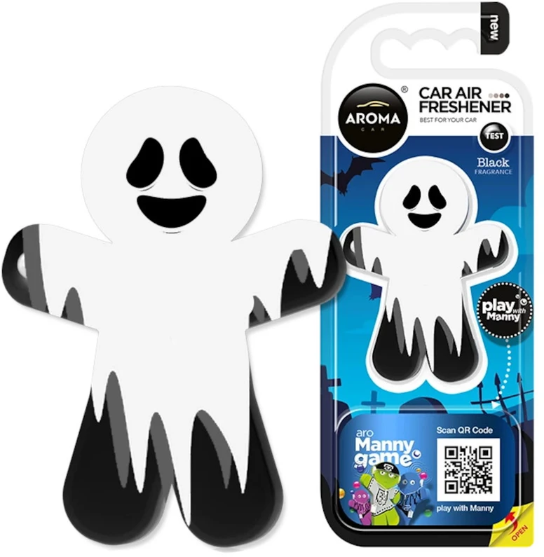 Aroma Car, Manny Ghost Juodas, Automobilio oro gaiviklis, Unisex