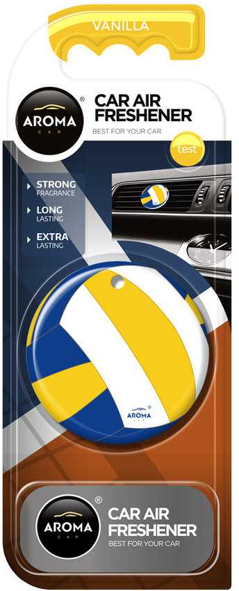 The Different Company Aroma Car, Volley Ball, Vanilla, Car Air Freshener Unisex