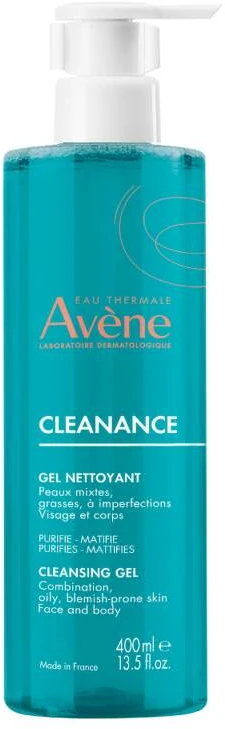 Avene Cleanance Comedomed Peeling Cleansing Gel valomasis veido gelis, 400 ml