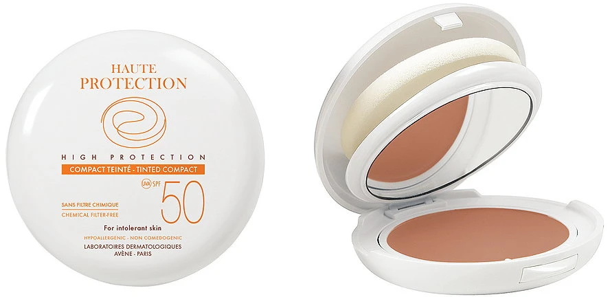 "Avene" tamsintas kompaktinis auksinis Spf50 10g