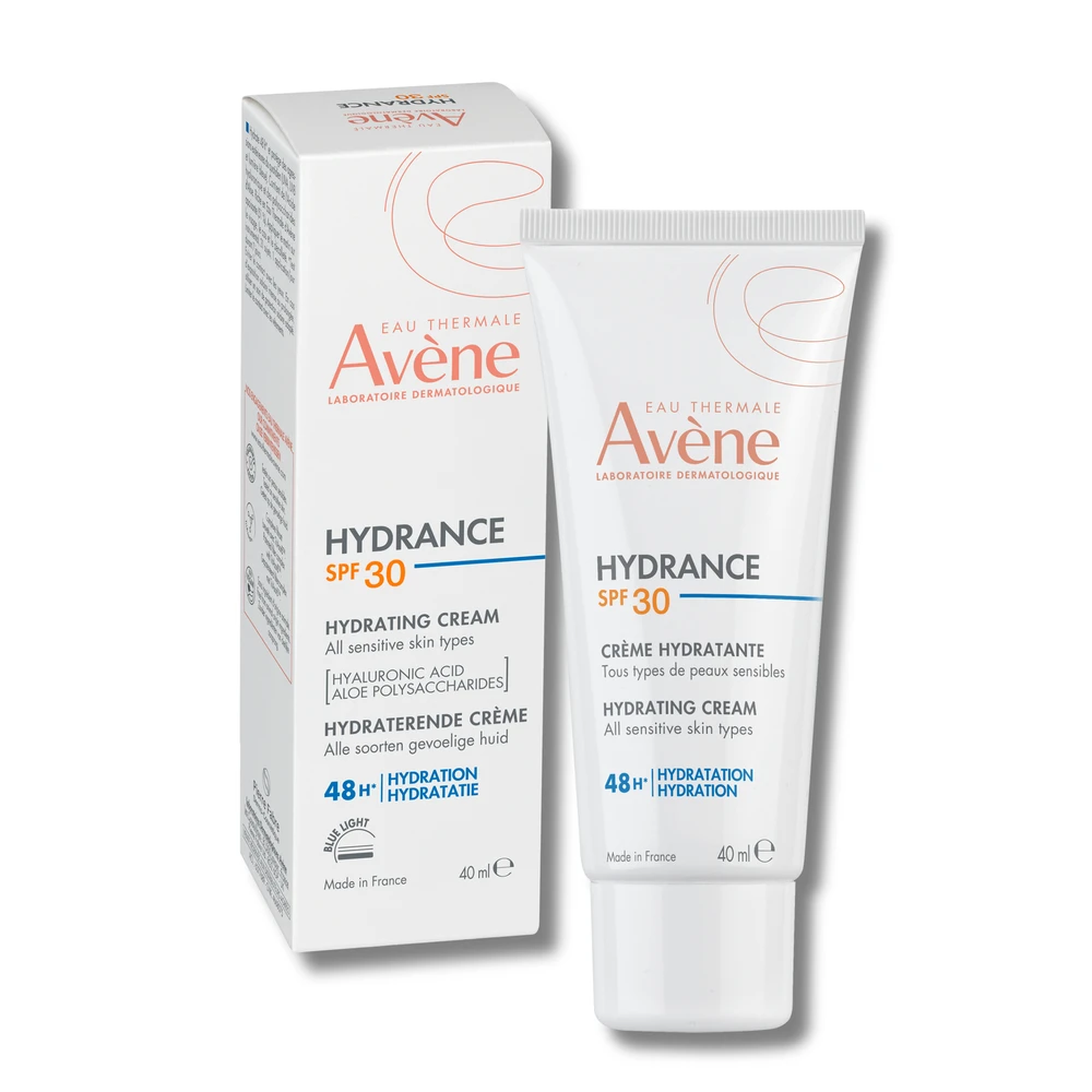 Avene Hydrance drėkinamasis dieninis veido kremas SPF 30, 40 ml