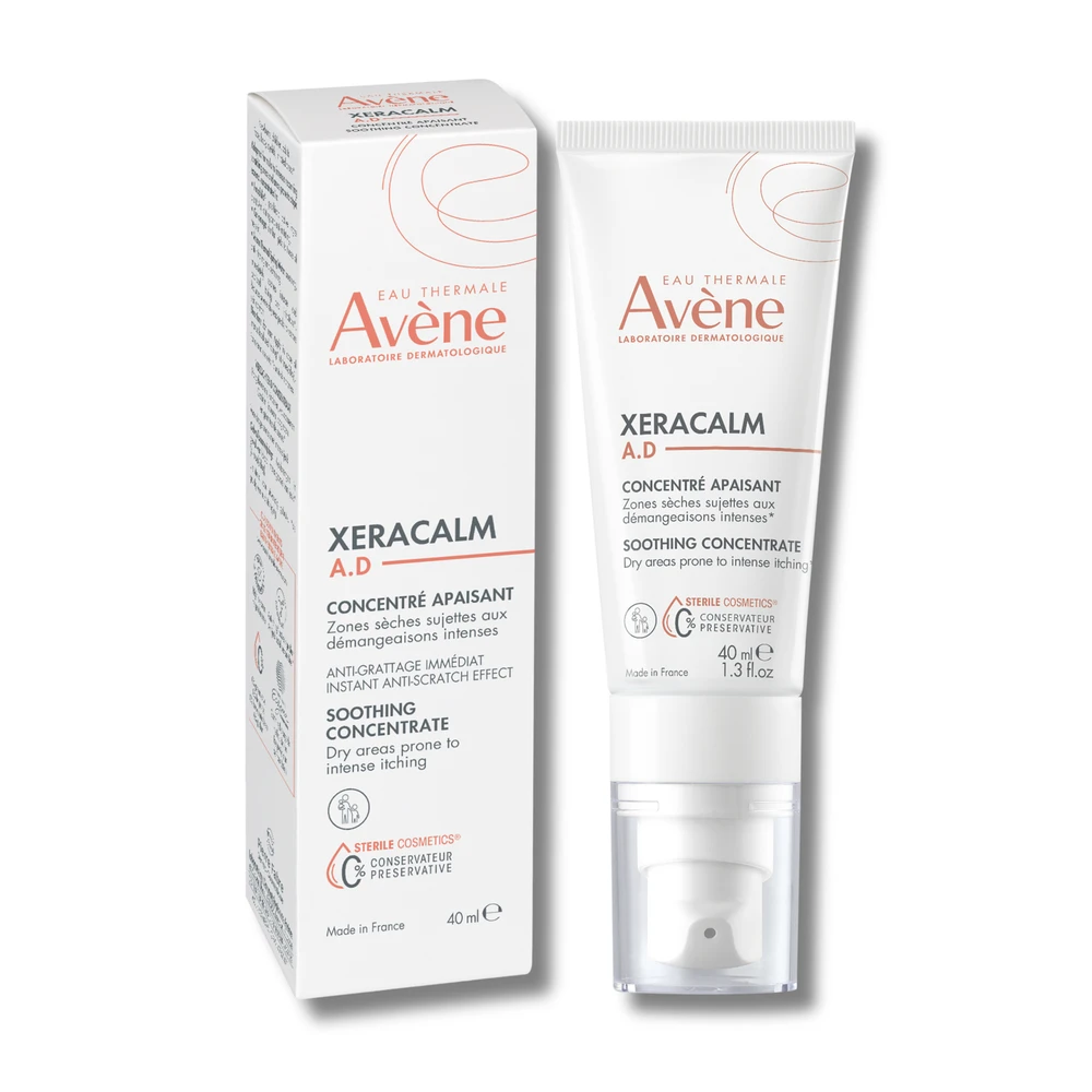 Avène Xeracalm Concentration veido ir kūno koncentratas, 50 ml