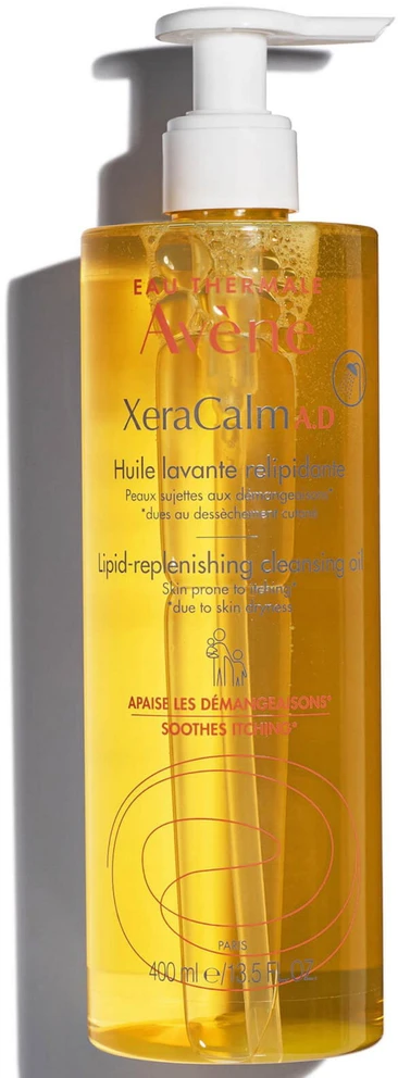 Avene XeraCalm A.D Lipid-Jauninamasis Cleansing Oil veido ir kūno prausiklis, 400 ml