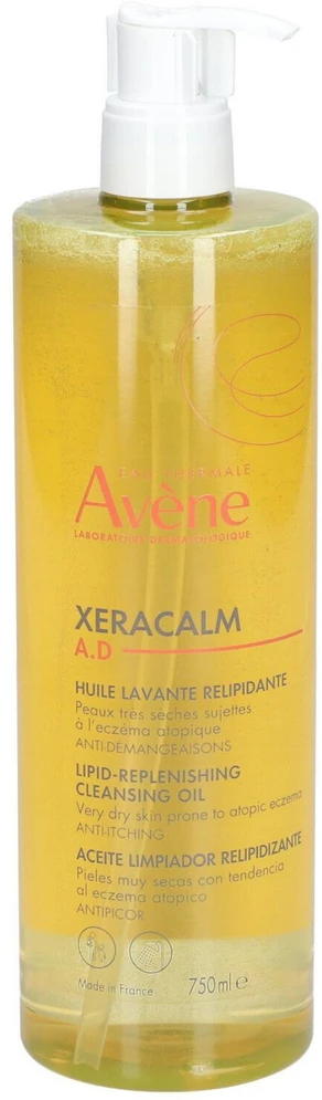 Avene Xeracalm AD Relipidating Cleansing Oil prausimosi aliejus, 750 ml