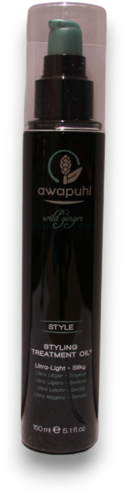 Paul Mitchell „Awapuhi Wild Ginger“ plaukų aliejus be parabenų, švelnios ir šilkinės tekstūros, 150 ml