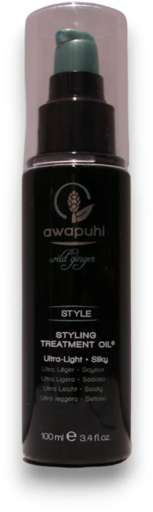 „Awapuhi Wild Ginger“ (Paul Mitchell), modeliavimo priemonė plaukams be parabenų, aliejinė priemonė, švelni ir šilkinė tekstūra, 100 ml