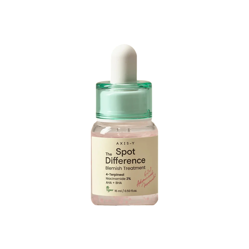 AXIS-Y Spot The Difference Blemish Treatment Vietinio poveikio priemonė nuo aknės jautriai odai, 15 ml