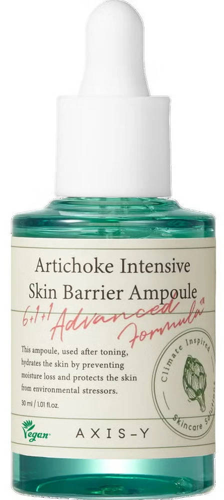 AXIS-Y Artichoke Intensive Skin Barrier Ampoule Odos barjerą stiprinantis veido serumas, 30 ml