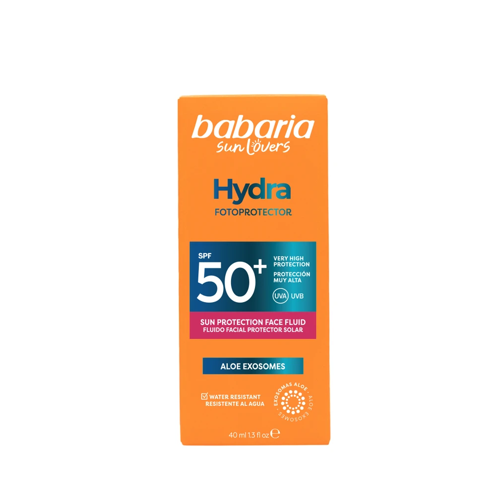 Babaria Sol Hydra Facial Fluido Solar Fotoprotector Spf50, 40 ml