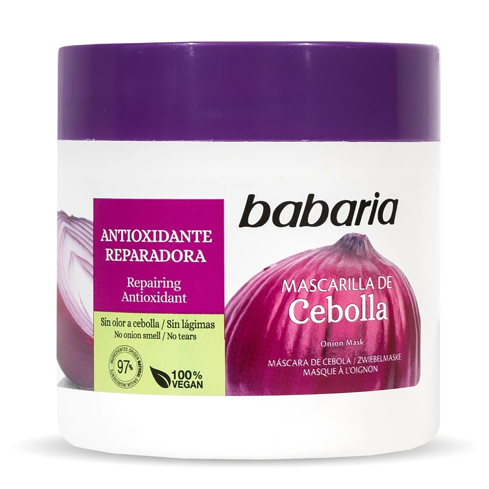 Babaria Onion Hair Mask plaukų kaukė, 400 ml