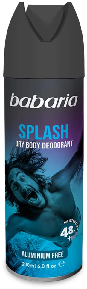 Babaria Splash dezodorantas purškiamas 150ml+50ml nemokamai