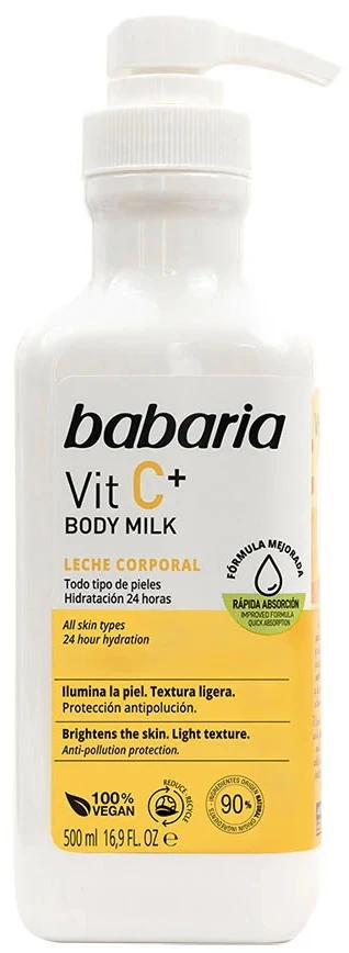 "Babaria" vitaminas C kūno pienelis 500ml