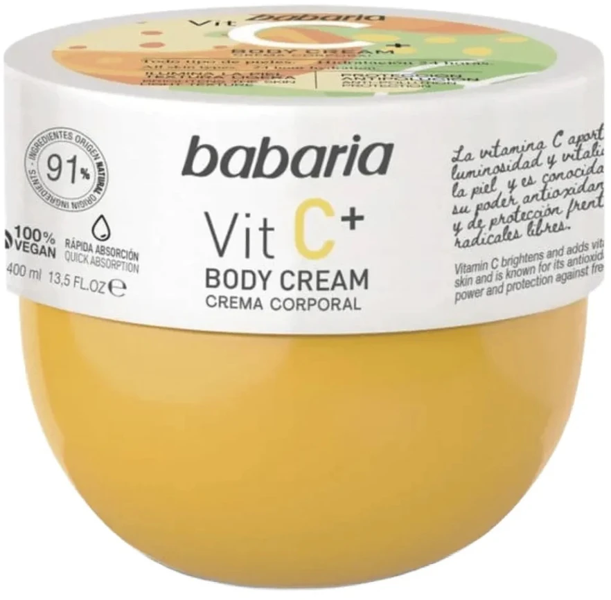 "Babaria" kūno kremas su vitaminu C 400ml