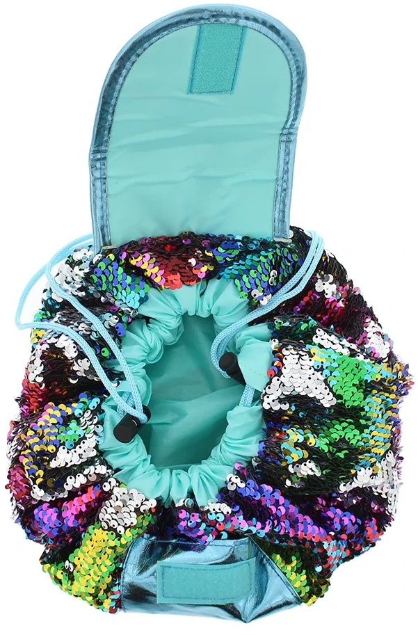 Inter Vion Bags Unlimited, Sequin, GWP Textile Pouch, Rainbow Moterims