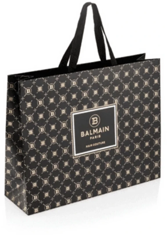Balmain Limited Edition Shopping Cardboard Bag Juodas 50x15x40 cm Unisex