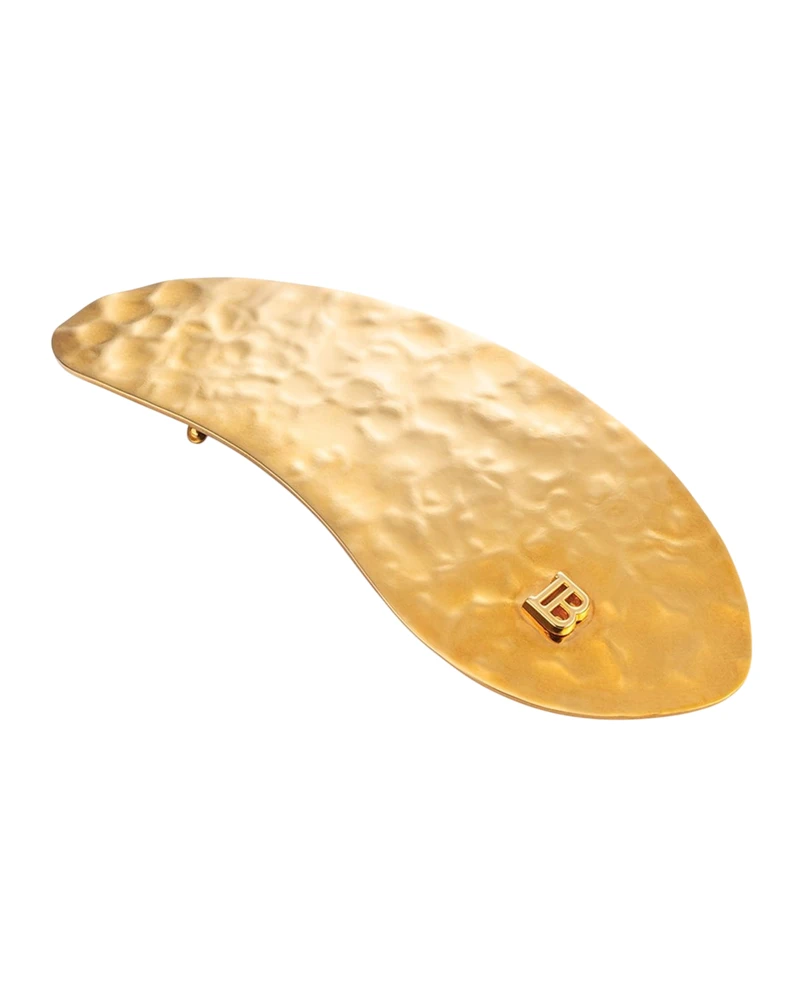 Balmain Printemps Leaf Plaukų sagtukas Gold