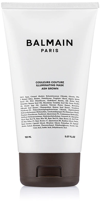 Balmain Paris Balmain Professional Couleurs Couture plaukų dažymo kaukė „Kreminis“ su šviesinančia pelenų ruda spalva, 150 ml