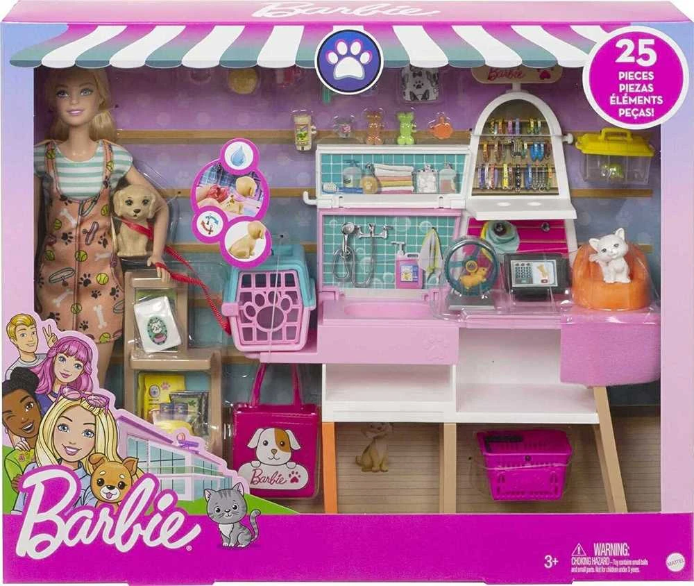 Mattel Barbės šunelių parduotuvės rinkinys