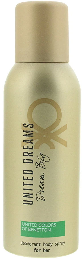 Benetton Dream Big Free Of Parabens Floral Dezodorantas Purškiklis For Women, 150 ml