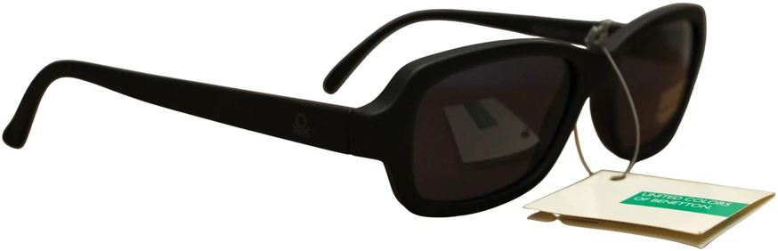 Benetton, United Colors of Benetton, Sunglasses, Juodas Rectangle, Unisex